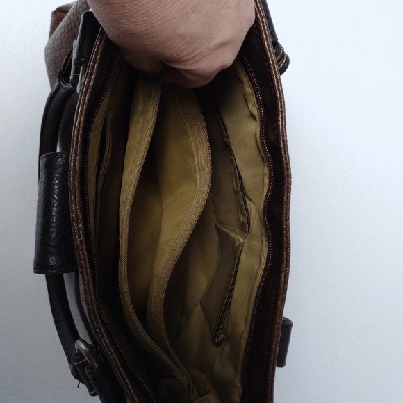 Brown Vegan Leather Purse - Picture 6 of 6